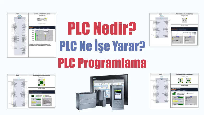 PLC programlama ve otomasyon sistemi